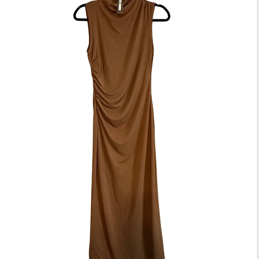Steve Madden Tan Sleeveless Maxi Dress